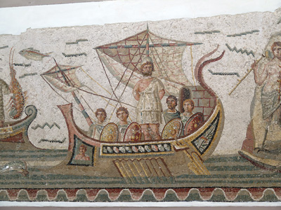 Odysseus, Bardo Museum, Tunisia 2014