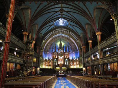 Notre Dame Cathedral, Montreal, Canada, Fall 2015