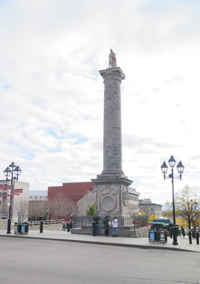 Nelson's Column, Montreal, Canada, Fall 2015