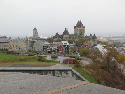 View from Citadel, Quebec, Canada, Fall 2015