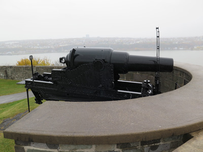 1850's cannon, Quebec, Canada, Fall 2015