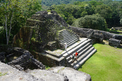 Caana: An upper temple, Caracol, Belize 2016