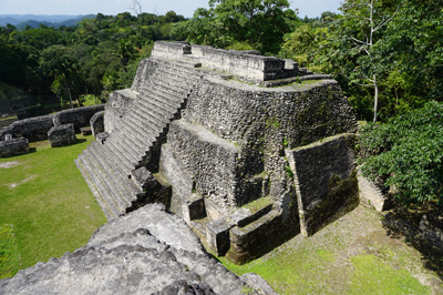 Caana: Upper temple, Caracol, Belize 2016