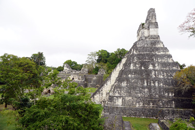 Side view of Temple I, Tikal, Guatemala 2016