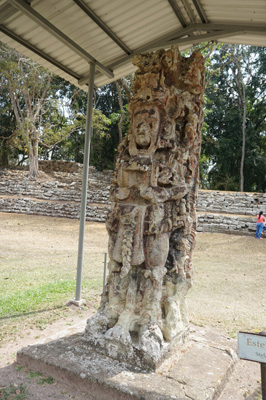 Stela "F", Copan, Honduras 2016