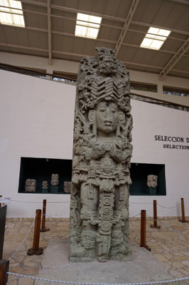 Stela "A" 731AD, Copan Site Museum, Honduras 2016