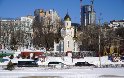 Church + WWII Memorial, Vladivostok, Russia 2016