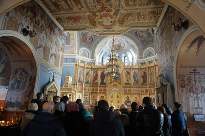 Alexander Nevsky Cathedral interior, Around Novosibirsk, Russia 2016