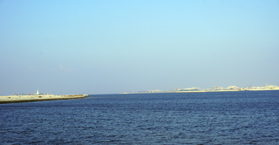 View from Dammam Corniche, Dammam to Riyadh, Saudi Arabia 2019