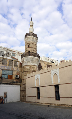 Al Shafee mosque minaret, Jeddah, Saudi Arabia 2019
