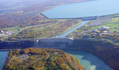 Hydro power plant, Niagara Falls Helicopter Tour, Toronto - Chicago 2019