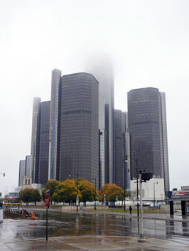 Misty Renaissance Center, Downtown Detroit, Toronto - Chicago 2019