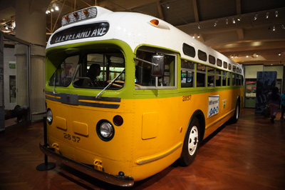 The actual Rosa Parks bus, The Henry Ford Museum of American Innovation, Toronto - Chicago 2019