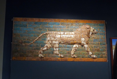 Lion from the Ishtar Gate, Chicago: Oriental Institute Museum, Toronto - Chicago 2019