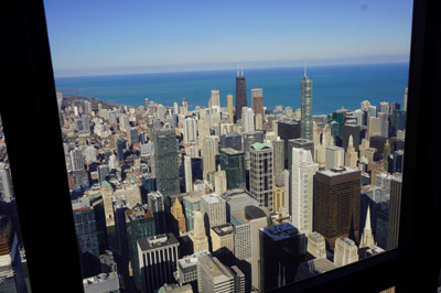 Chicago from the Willis Tower, Chicago: Willis Tower, Toronto - Chicago 2019