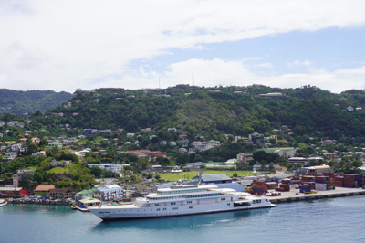 View from Fort St George, 2020 Caribbean