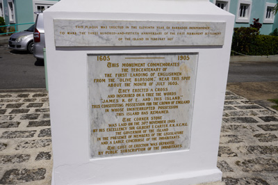 First Landing (1605) Monument, Around Barbados, 2020 Caribbean (Spring)
