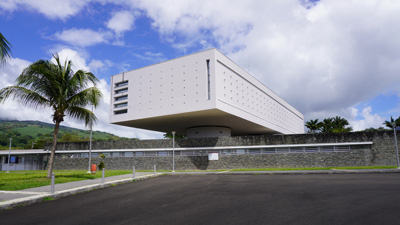 Earth Sciences Research Center Museum In an earthquake-proof bu, Martinique: St Pierre, 2020 Caribbean (Spring)