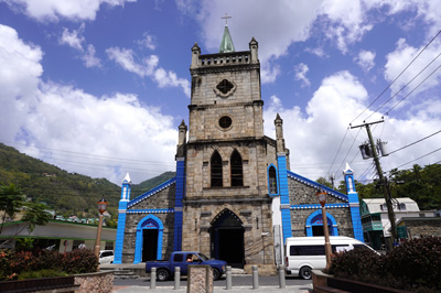 Soufriere: Church of the Assumption, St Lucia: Trip to Soufriere, 2020 Caribbean