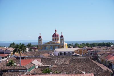 Cathedral View from Iglesia La Merced, Nicaragua: Granada, Nicaragua, January 2020