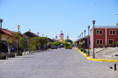Road from the lake back to city.  (Not many tourists today.), Nicaragua: Granada, Nicaragua, January 2020