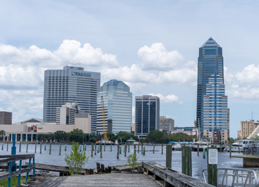Downtown Jacksonville, Florida May 2021