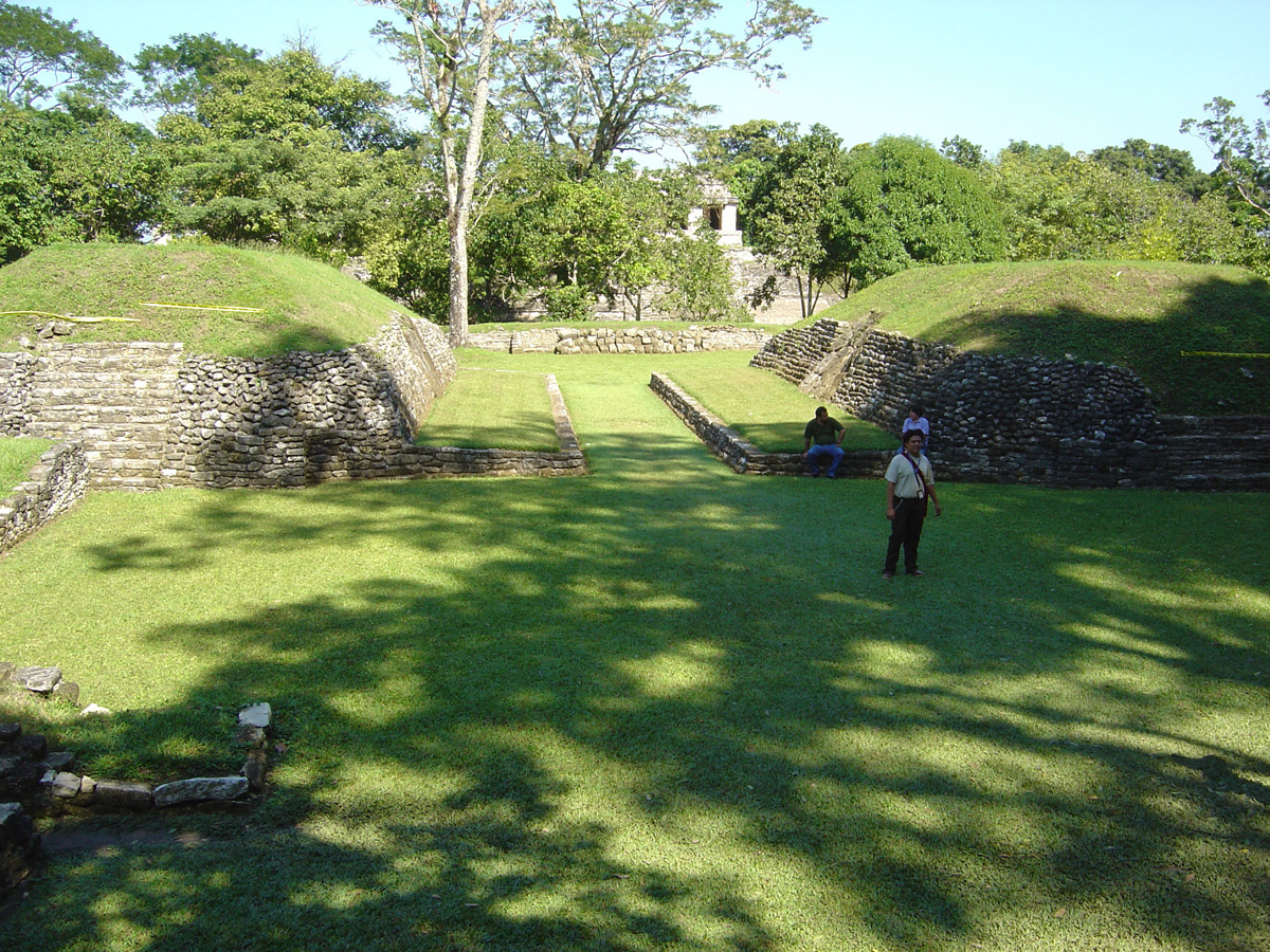 Palenque, Ballcourt (and my guide)