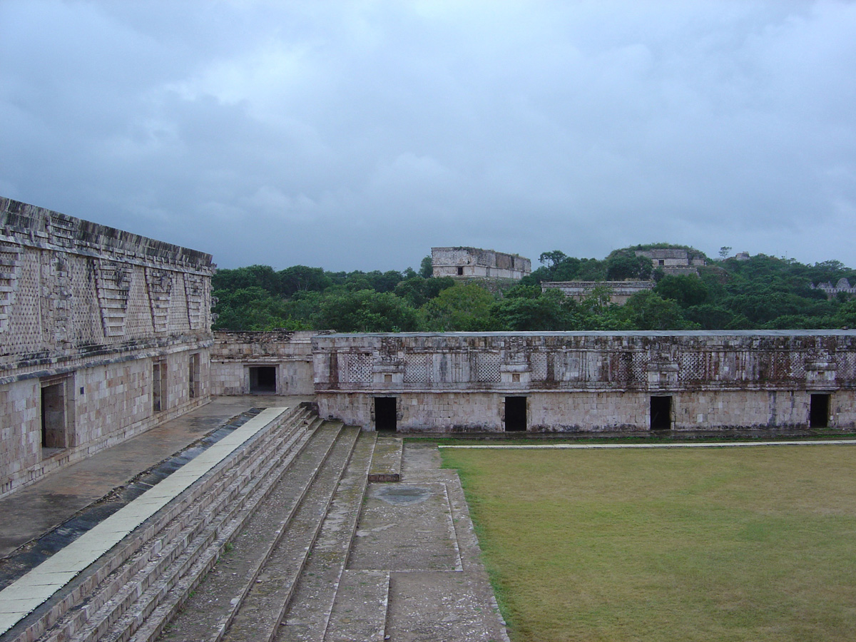 Uxmal, Nunnery interior, looking South