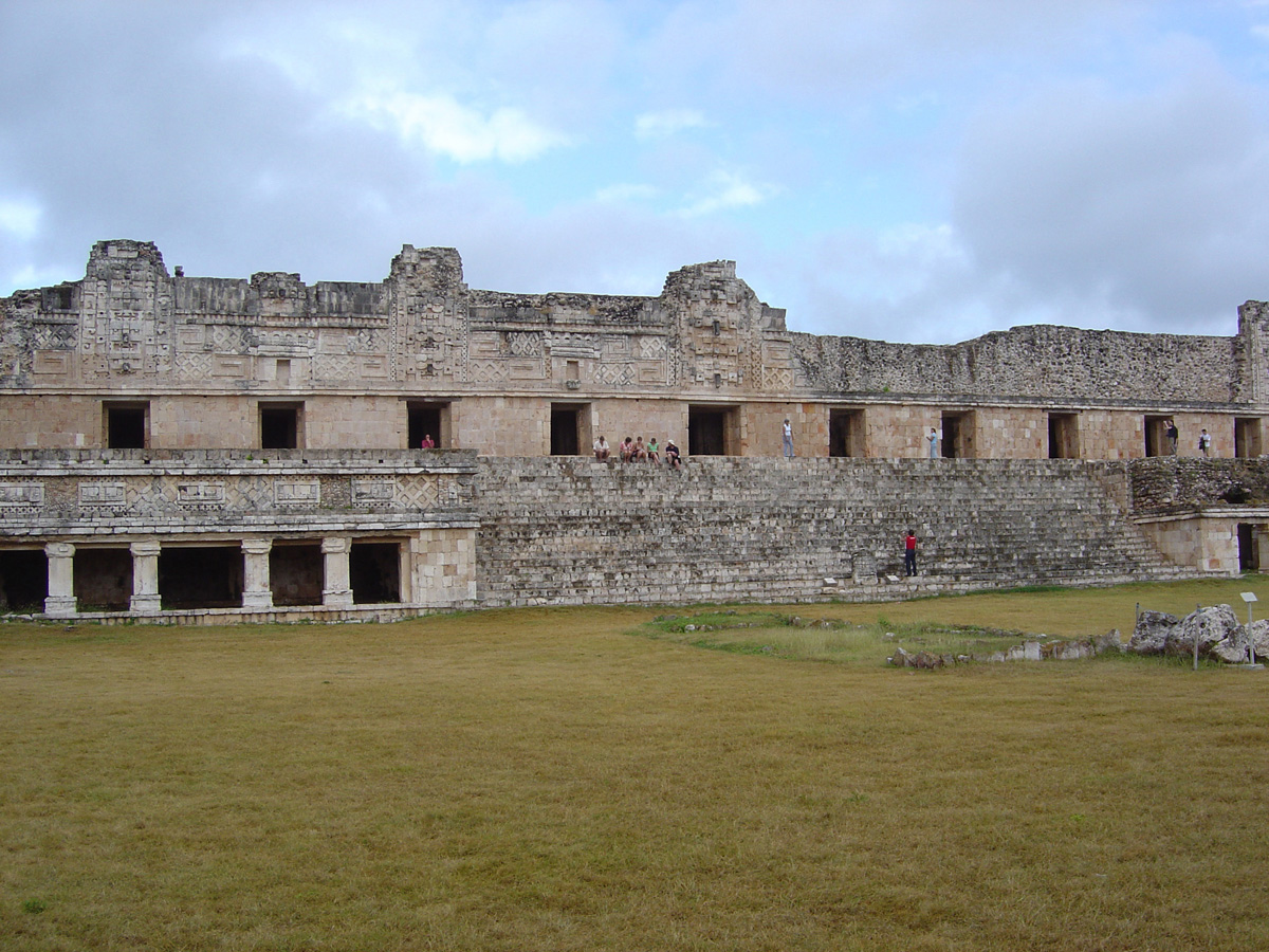 Uxmal, Nunnery interior, looking north