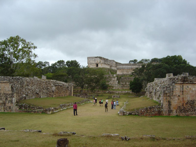 Sacred ballcourt, Uxmal, Mexico 2004