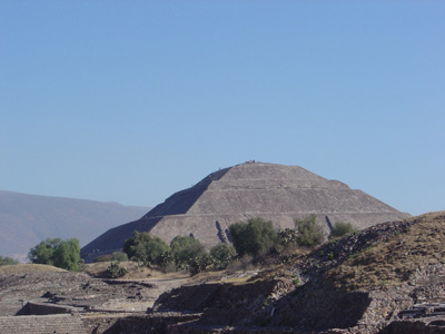 Pyramid of the Sun, from the South, Teotihuacan, Mexico 2004