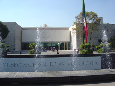 Museum Entrance, Museum of Anthropology, Mexico 2004