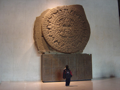 Aztec cermonial stone, Museum of Anthropology, Mexico 2004