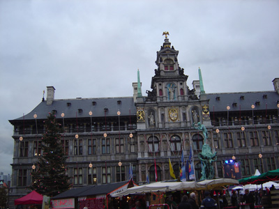 Antwerp - old town square, Belgium 2005