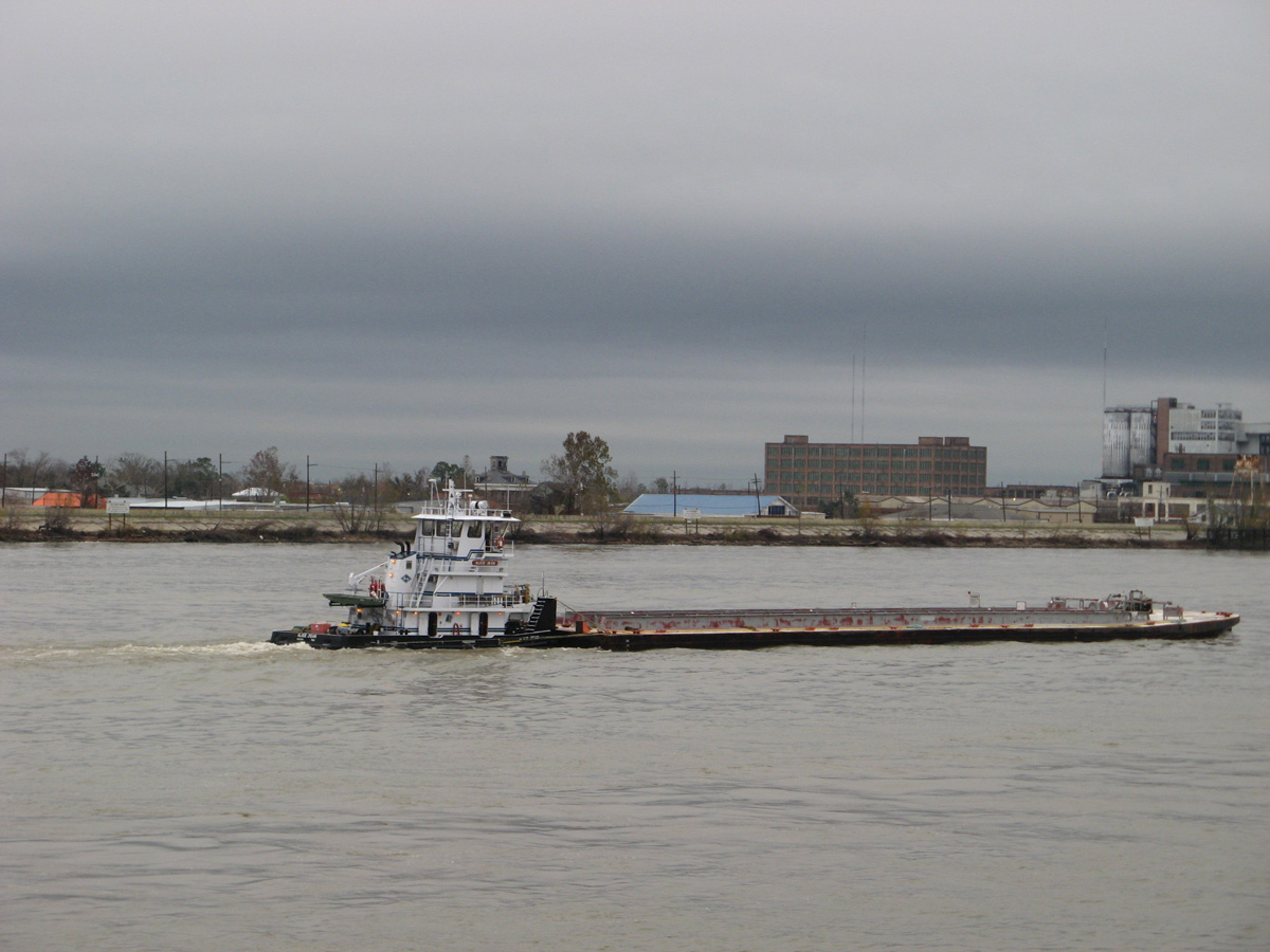 Steamboat Natchez, Ship on the Mississippi Notice the very low waterline