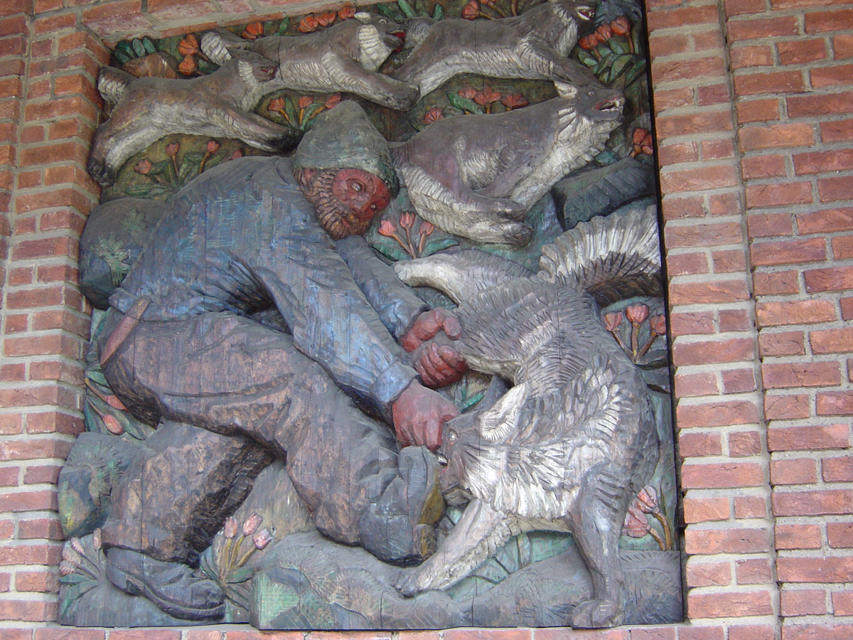 Oslo 2006, Town Hall: Vidar fighting Fenrir
