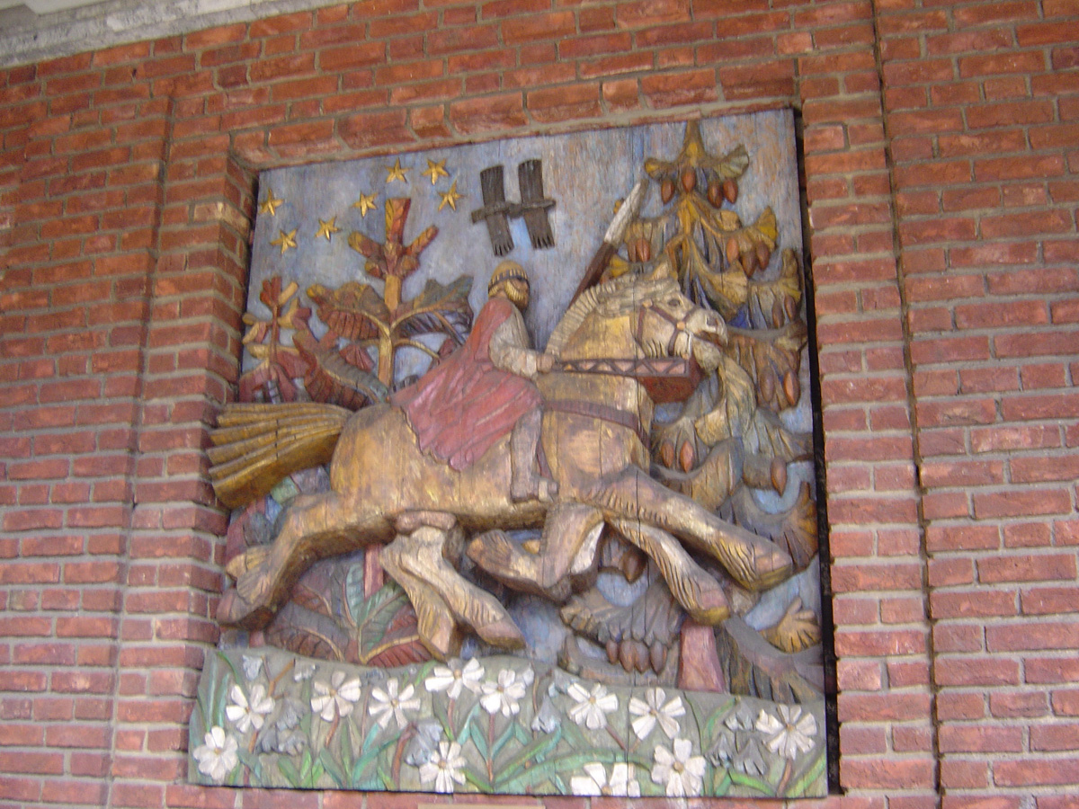 Oslo 2006, Town Hall: Odin on Sleipnir