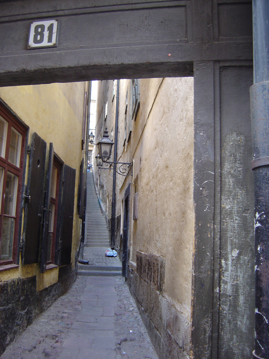 Stockholm 2006, Alley in Gamla Stan