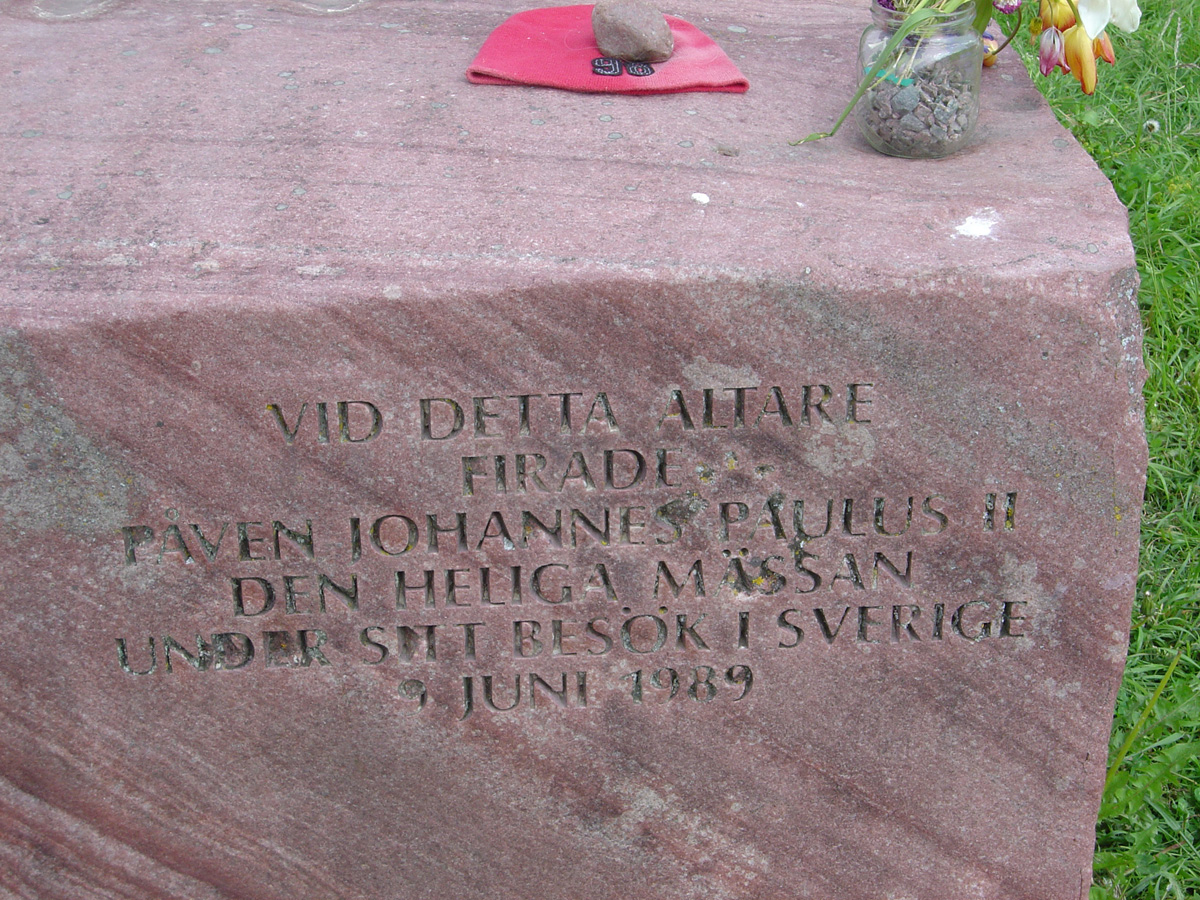 Uppsala 2006, Papal Altar