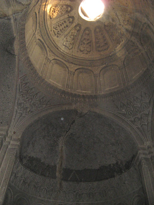 Armenia: Geghard Monastery Rock cut chamber, Armenia 2007