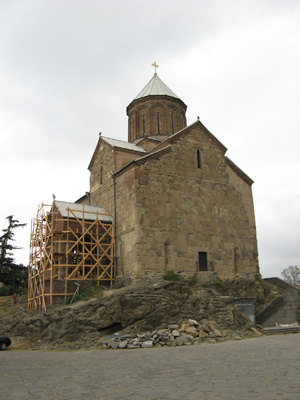 Tbilisi: Metekhi Church 13th century, Georgia 2007