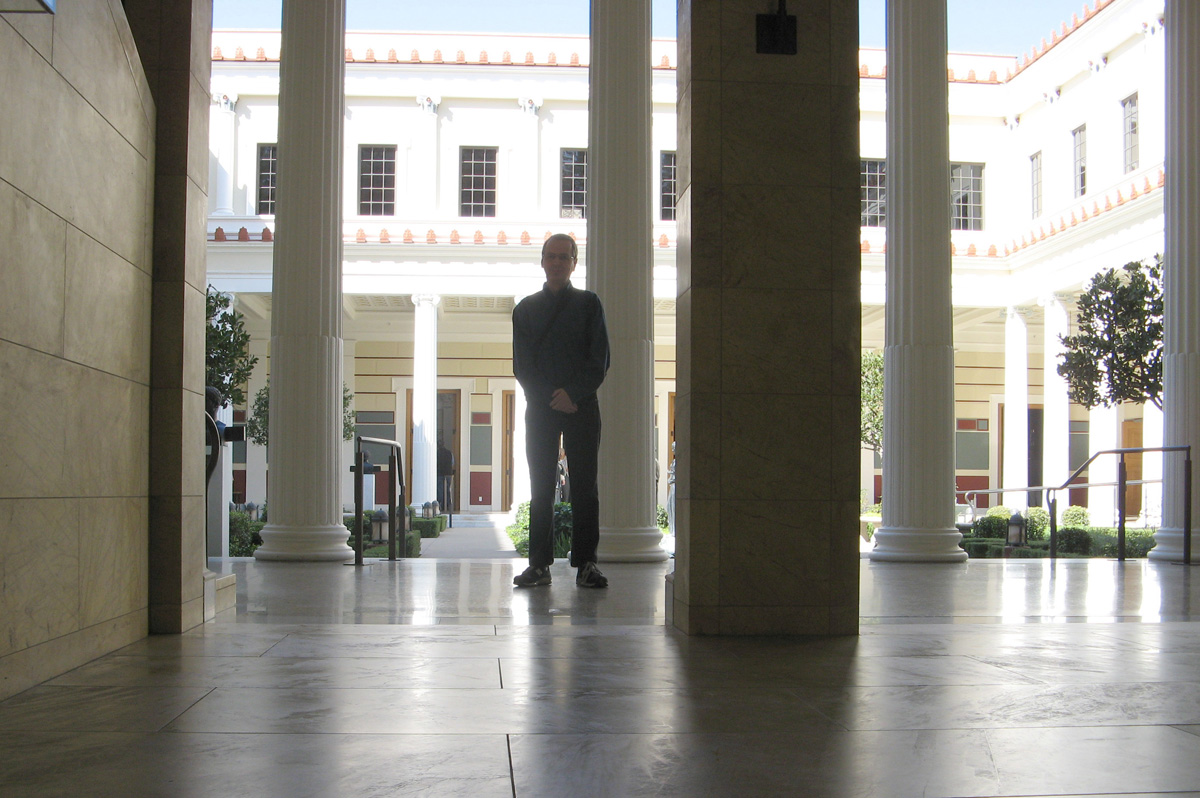 Getty Villa, Inner Peristyle + Scotsman