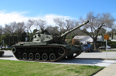 Friendly Tank, San Luis Obispo Parked opposite my hotel, 2/12/0, Heart Castle and Getty Museum, 2007