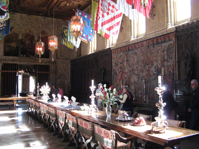 Dining Room, Hearst Castle, San Simeon, Heart Castle and Getty Museum, 2007