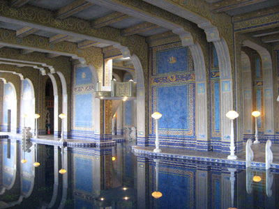 Indoor Swimming Pool, Hearst Castle, San Simeon, Heart Castle and Getty Museum, 2007