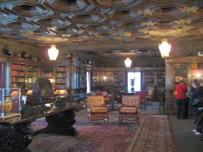 Main Library, Hearst Castle, San Simeon, Heart Castle and Getty Museum, 2007