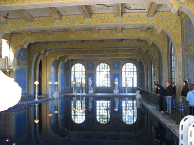 Indoor Swimming Pool, Hearst Castle, San Simeon, Heart Castle and Getty Museum, 2007
