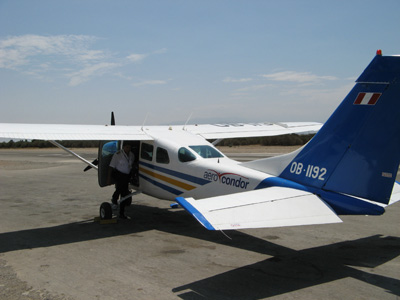 Aerocondor Cessna to Nazca, Peru 2007
