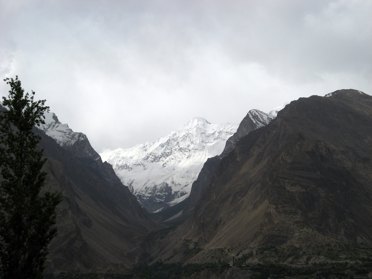 Khunjerab to Islamabad, View from Darbar Hunza Hotel
