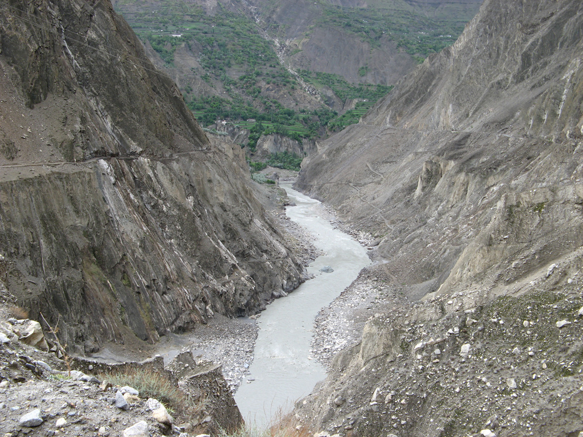 Khunjerab to Islamabad, A River, A Valley, A Road. Hunza River